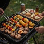 Grillowane brzoskwinie z miodem i miętą – łatwy letni deser